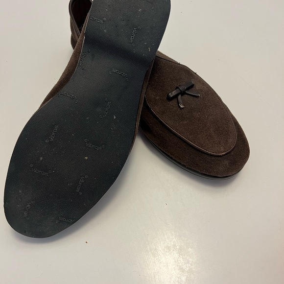 Men’s size 9.5 brown suede Belgian shoes - Picture 3 of 6